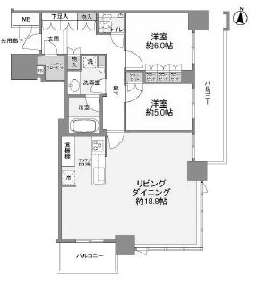 物件○○の間取り図