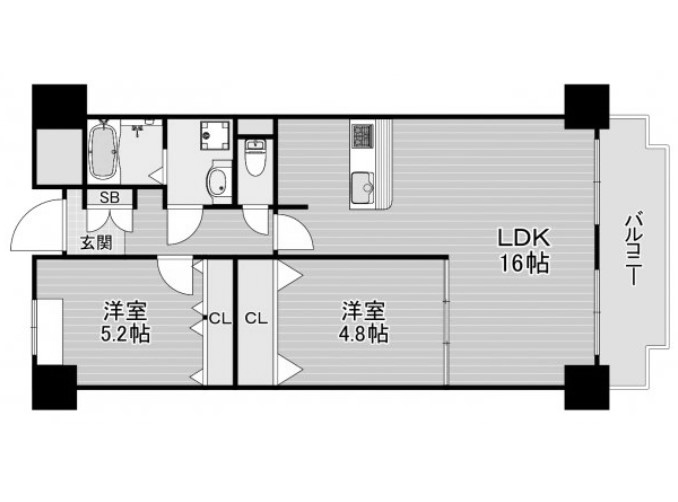 物件○○の間取り図