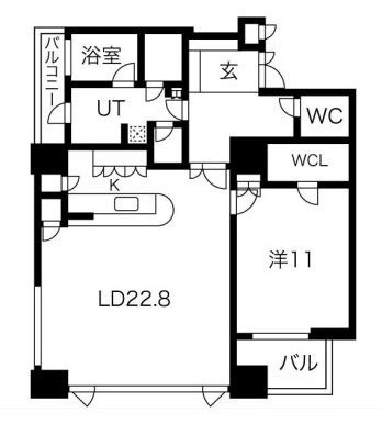 物件○○の間取り図