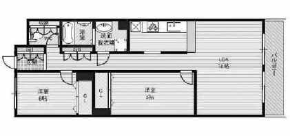 物件○○の間取り図