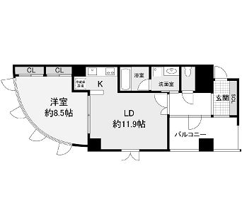 物件○○の間取り図