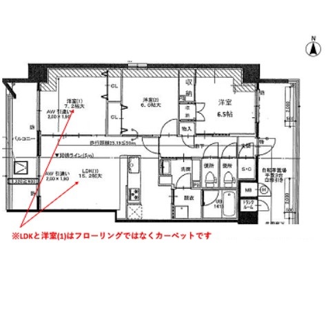 物件○○の間取り図