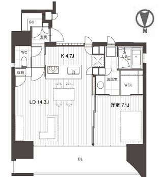 物件○○の間取り図