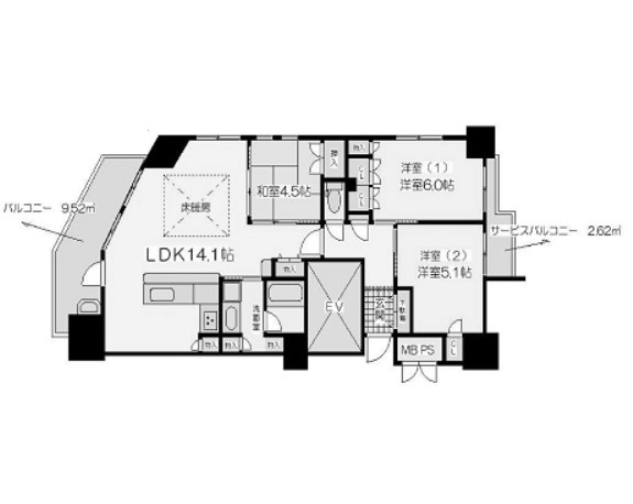 物件○○の間取り図