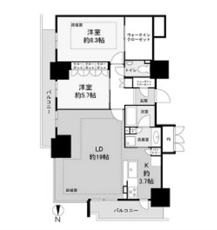 物件○○の間取り図