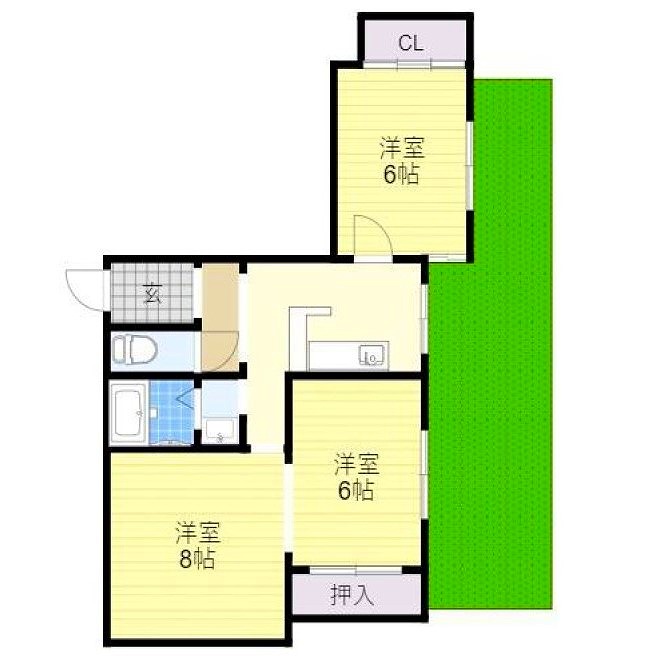 物件○○の間取り図