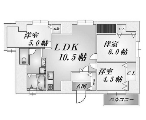 物件○○の間取り図