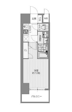 物件○○の間取り図