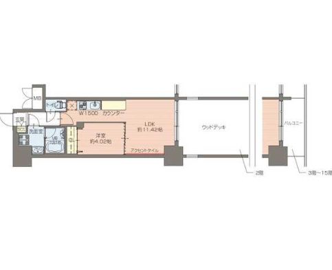 物件○○の間取り図