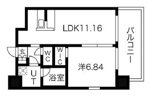 物件○○の間取り図