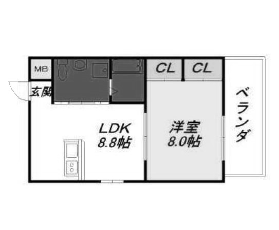 物件○○の間取り図