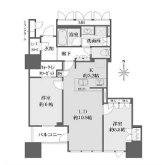 物件○○の間取り図