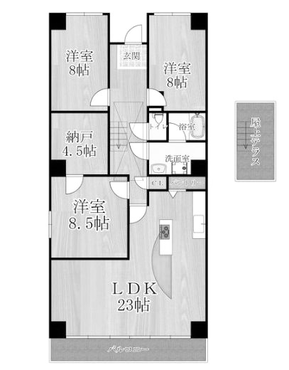 物件○○の間取り図