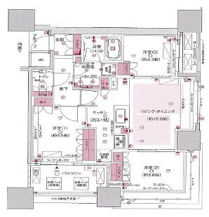 物件○○の間取り図