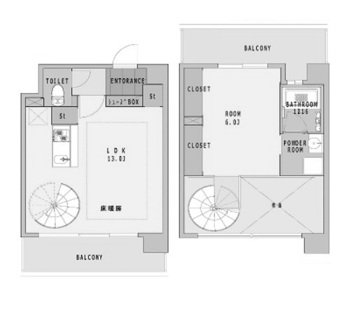 物件○○の間取り図