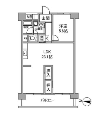 物件○○の間取り図