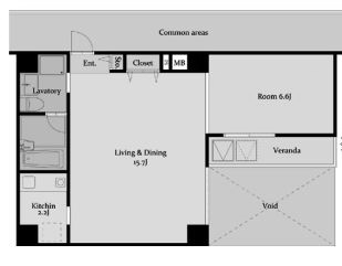 物件○○の間取り図