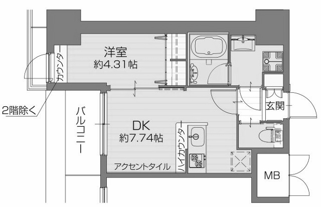 物件○○の間取り図