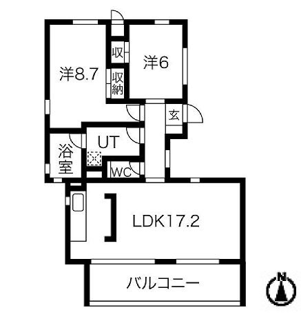 物件○○の間取り図