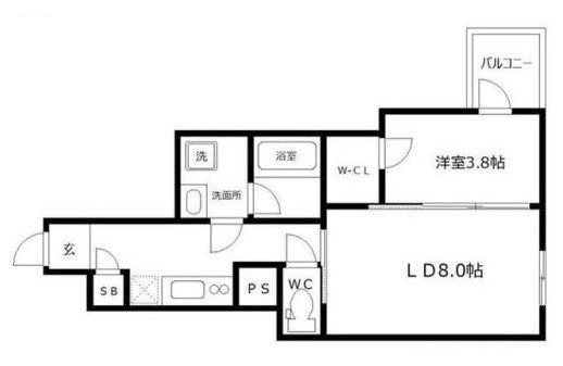 物件○○の間取り図