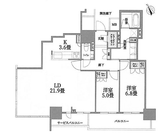 物件○○の間取り図