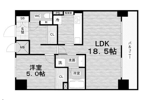 物件○○の間取り図