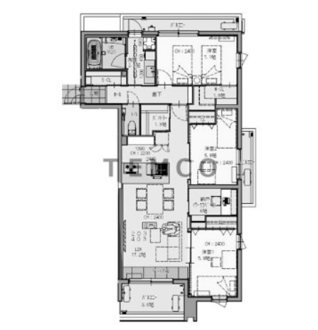 物件○○の間取り図