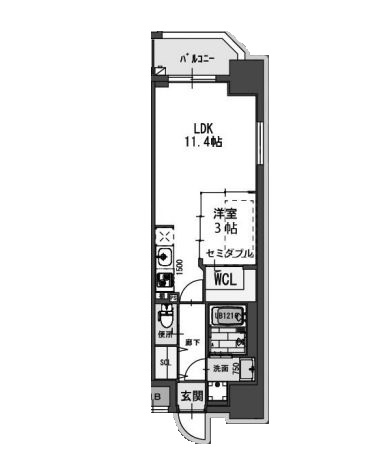 物件○○の間取り図