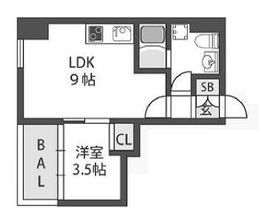 物件○○の間取り図