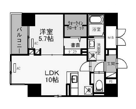 物件○○の間取り図