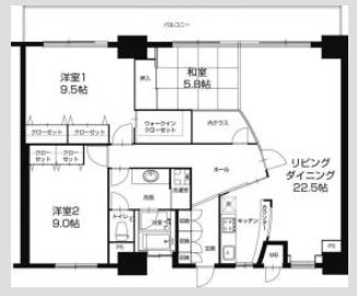 物件○○の間取り図