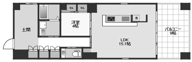 物件○○の間取り図