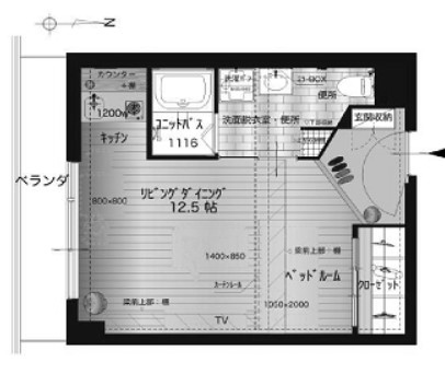 物件○○の間取り図