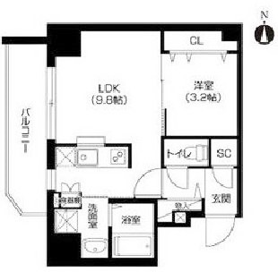 物件○○の間取り図