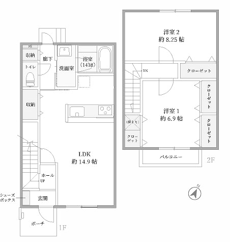 物件○○の間取り図