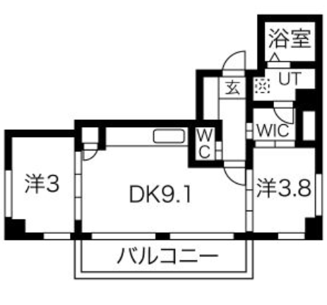 物件○○の間取り図