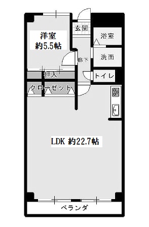 物件○○の間取り図