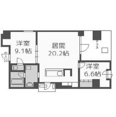 物件○○の間取り図