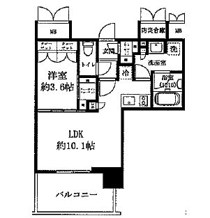 物件○○の間取り図