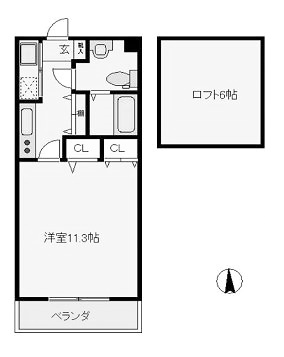 物件○○の間取り図