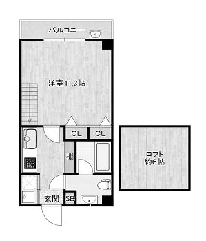 物件○○の間取り図