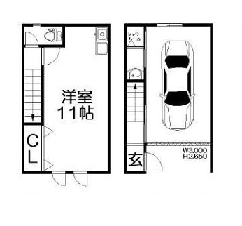 物件○○の間取り図