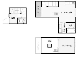 物件○○の間取り図