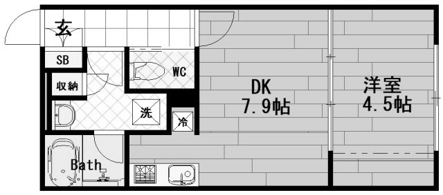 物件○○の間取り図