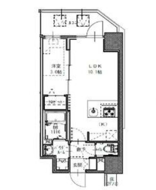 物件○○の間取り図