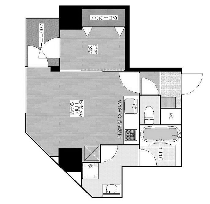 物件○○の間取り図