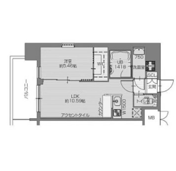 物件○○の間取り図