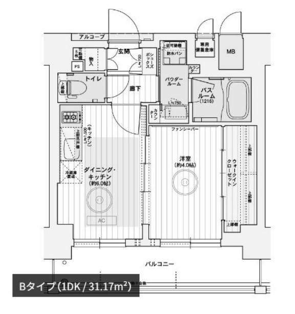 物件○○の間取り図