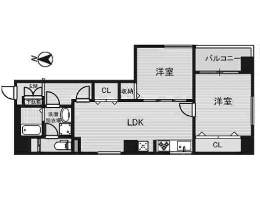 物件○○の間取り図