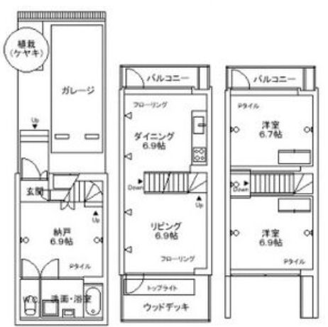 物件○○の間取り図